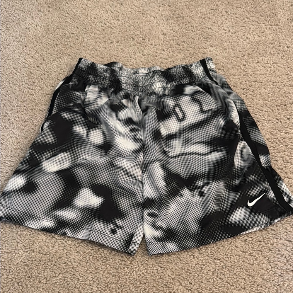 Nike kids  Black & White Performance Swim/Workout Shorts